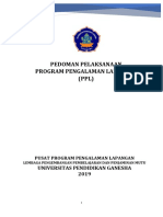 Pedoman Pelaksanaan PPL 2019