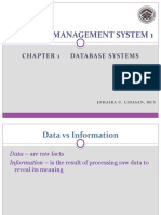 DBMS Chapter 1