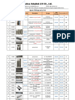 Fuzhou Xskylink I/E CO., LTD.: Spare Fittings Price List