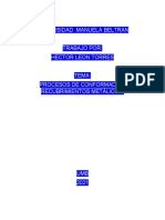 Procesos de Conformado y Recubrimientos Metálicos. HECTOR