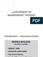 Unit - 1 Evolution of Management Thought