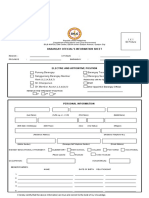 1 X 1 ID Picture: Barangay Official'S Information Sheet