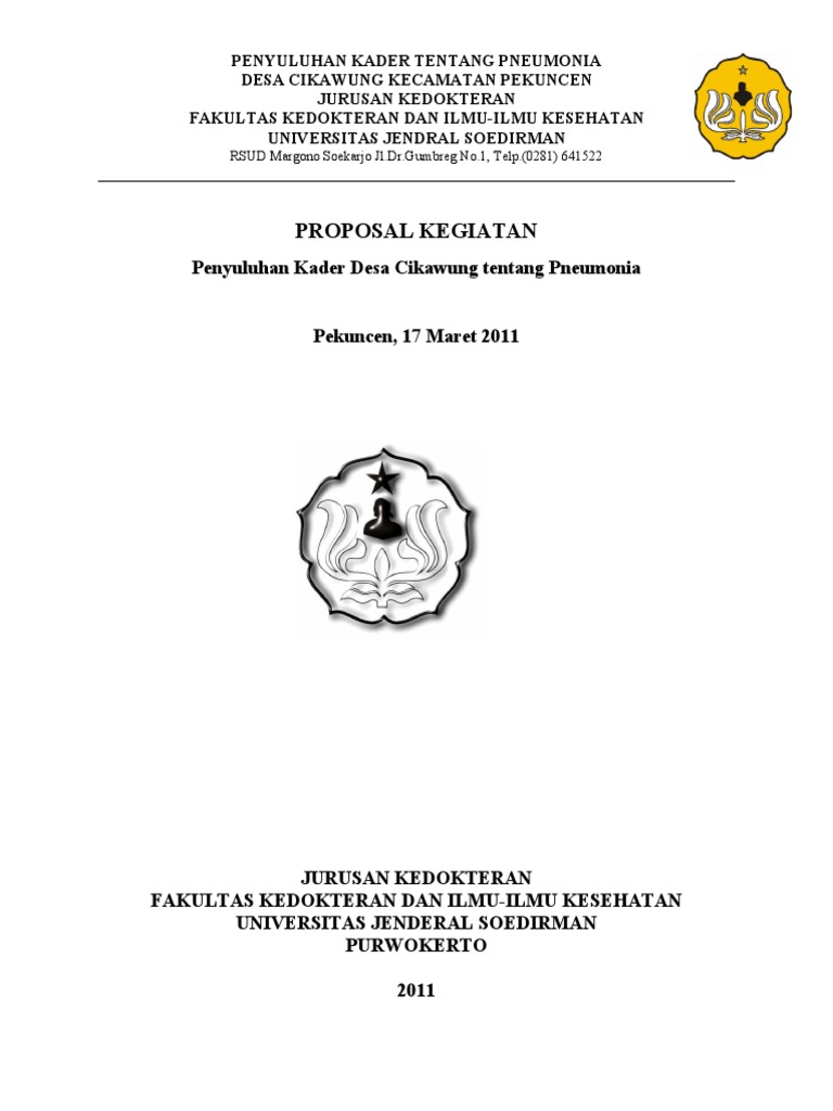 Contoh Proposal Penyuluhan PDF