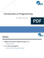 Introduction To Programming