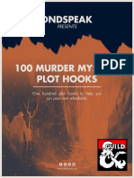 100 Murder Mystery Plot Hooks