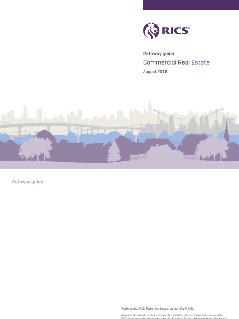 Commercial Estate Pathway Guide Chartered Rics PDF Real Estate