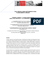 Morfologia Urbana como instrumento para planejamento sustentável