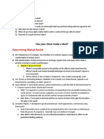 Determining Mutual Assent: Has Your Client Made A Deal?