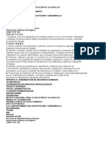 Funciones Capacitacion y Desarrollo de Personal