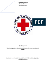 Plan contingencia Cruz Roja Barinas atención masiva víctimas accidentes