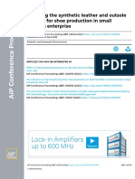 Selecting The Synthetic Leather and Outsole Supplier For Shoe Production in Small Medium Enterprise