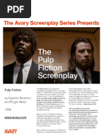 Pulp Fiction Screenplay