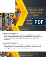 Construction Manpower Safety Report