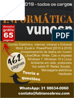 419743517 E Book 2019 Todos Os Cargos Informatica VUNESP Amostra Gratis 65 Paginas Fabiano Abreu