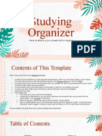 Studying Organizer - by Slidesgo