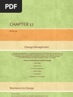 CHAPTER 17 - Change Management