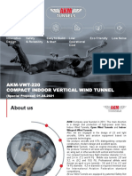 AKM-VWT-220 Compact Indoor Vertical Wind Tunnel