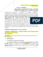 Dictamen de Procedimiento Administrativo