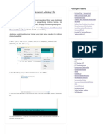 Bagaimana Cara Memasukan Library Ke Aplikasi Arduino IDE