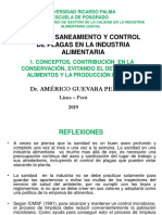 Higiene sanidad control plagas industria alimentaria