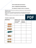 ACTIVIDAD T1-02 Medición de Resistencias