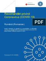 Romanian Covid19 Guidance