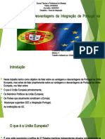 Vantagens e desvantagens da integração de Portugal na UE