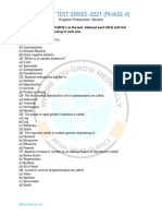 Mdcat Test Series-2021 (Phase-Ii) : MCQ's in The Test, Attempt Each MCQ With Full Concentration Before Moving To Next One