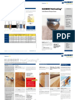 Kleiberit Hotcoating: Surface Refinement of Flooring and Furniture