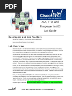 ASA, FTD, and Firepower in ACI Lab Guide