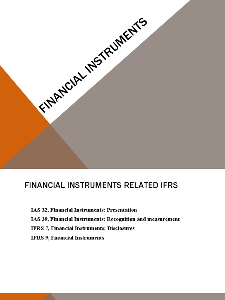 Overview of IFRS 9 Financial Instruments | PDF | Fair Value ...