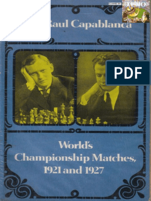 Capablanca - Lasker Match 1921 (Capablanca, 1921), PDF