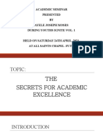 Achieve Academic Excellence with God's Secrets