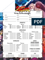 Street Fighter - Ficha de Personagem Editavel