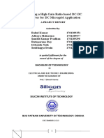 Designing A High Gain Ratio Based DC-DC Converter For DC Microgrid Application