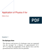 Application of Physics II For: Midterm Exam