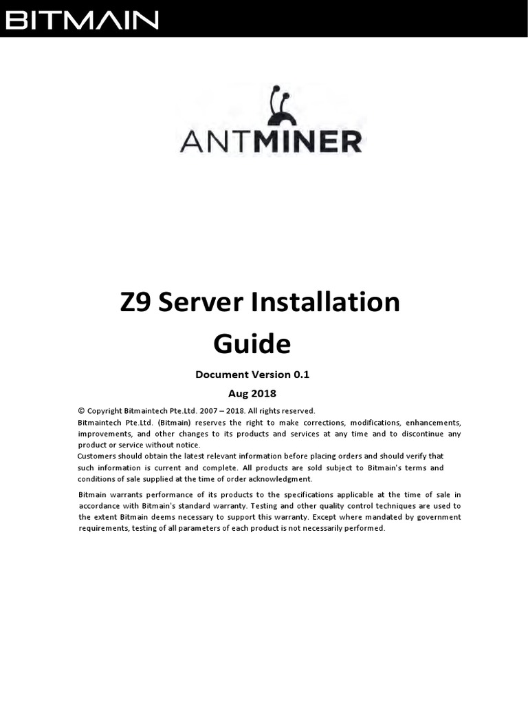 Z9 Server Installation Guide | PDF | License | Computer Engineering