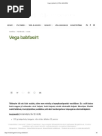 Vega Babfasírt - Vital Magazin