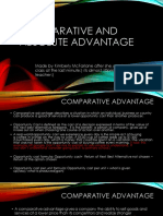 Comparative and Absolute Advantage