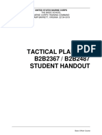 Tactical Planning B2B2367 / B2B2487 Student Handout