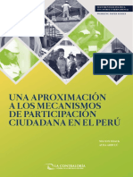 Documento de Trabajo Una Aproximacion A Los Mecanismos de Participacion Ciudadana en El Peru