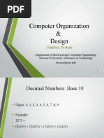 Computer Organization & Design: Number System