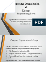 Computer Organization & Design: Programming Level