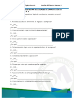 Ejemplo Cuestionario para Detectar Necesidades de Capacitacion