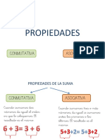 PROPIEDADES Conmutativa y Asociativa