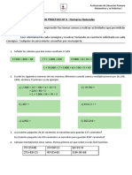 TRABAJO PRACTICO N 3 Numeros Naturales