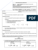 Guia N 2 II Periodo Matematicas 5