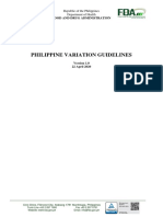 Philippine Variation Guidelines V.1.0 With Fees and Charges