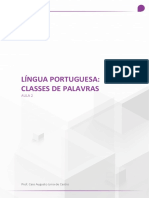Língua Portuguesa: Classes de Palavras: Aula 2
