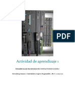 DESARROLLAR DIAGRAMAS DE CONTACTOS EN LOS PLC Geisemberg Zamora